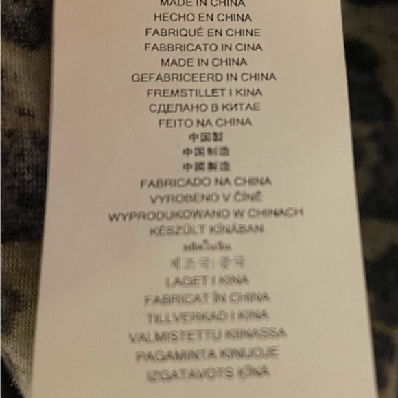 Michael Kors Animal Print Tunic Top SizeXL - Picture 6 of 7